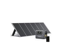 Generateur Electrique Portable 2400W avec Panneau Solaire 400W, 2048Wh Batterie Nomade LiFePO4,Contrôle par application