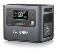 Générateur Electrique Portable AFERIY 2048 Wh/2400 W heure, sortie 220-240 V, 13 ports de sortie, application intelligente, usage domestique/camping Noir