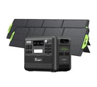 Generateur Electrique Portable - FOSSiBOT - F2400 - 2048Wh - LiFePO4 - 2400W Station Centrale Électrique+200W×2 Panneau Solaire, APP