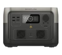 EcoFlow Générateur portable River 2 Max 512 Wh 2 sorties CA 500W (pic 1000W) Argenté