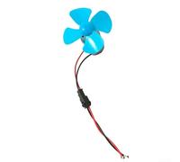 Générateur Éolien Compact 24.5x34.2mm PP Générateur Éolien Compact | Tension 0-20V, pales efficaces, conversion énergie, kit complet, pour idéal bricolage