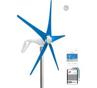Générateur éolien, puissance 400W, production d'énergie efficace, 5 lames bleues, 400W, 24V