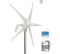 Générateur éolien, puissance 400W, production d'énergie efficace, blanc 5 lames, 400W, 24V