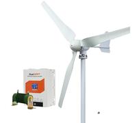 Générateur éolien, solution énergétique respectueuse de l'environnement, fonctionnement silencieux, avechybride, 5000 W-c, 12 V-a