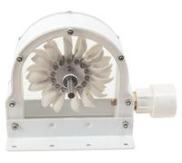 Générateur hydroélectrique - Turbine à impulsion Pelton - 100–300 W - 500–4000 tr/min - Adaptateurs inclus - Unité autonome - Micro-centrale hydroélectrique à monter soi-même