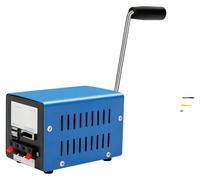 Générateur, manivelle, alimentation électrique portable, bleu