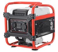 Générateur mobile - Générateur à essence à onduleur - Puissance nominale de 900 W - 230 V, 16 A, monophasé - Démarrage électrique - 14 kg - Autonomie de plus de 2 heures