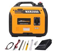 Générateur portable - Générateur à onduleur 3500 W - Essence - Silencieux - Léger (22 kg) - Pour camping-car, camping et usage domestique - Noir
