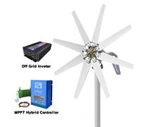 Générateur pour éolienne, haut rendement, conception durable, système autonome 1-a, 1000 W-a, 48 V