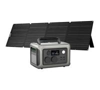 ALLPOWERS Générateur Solaire 600W - Kit R600 + SE200 200W - Générateur Solaire 600W, 299Wh LiFePO4, 8 appareils, UPS, Charge rapide