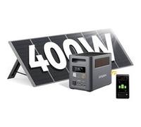 Générateur Solaire AFERIY 1800W : Station P180 Pro + Panneau Solaire Haute Puissance 400W Gris