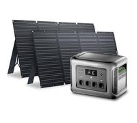 Générateur solaire ALLPOWERS R1500 LITE 1600W - 1056Wh + 2x200W Panneaux - Station d'énergie portable - Centrale électrique