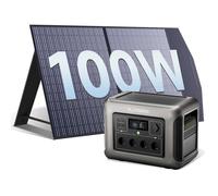 Générateur solaire - ALLPOWERS - R1500 LITE - 1600W - Panneau pliable 100W inclus - Station d'énergie portable - Camping voyage
