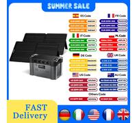 Générateur solaire ALLPOWERS S2000 PRO 2400W et panneaux solaires pliables SP027 100W / SP033 200W, chargeur solaire pour le camping 2400W with 1X100W