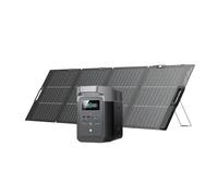 Pack Generateur Solaire EcoFlow DELTA 2 et panneau 220 W, capacite de 1-3 kWh, batterie LFP, charge rapide, Seuls Quelques Petits