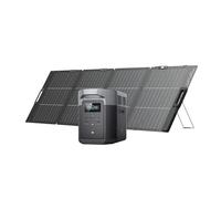 Générateur solaire EcoFlow DELTA 2 Max 2048 Wh Batterie LFP de secours avec Portable panneau solaire 220W Sortie CA 3100 W Charge rapide 0% -1000% en 81 minutes pour extérieur, camping, VR, balcon