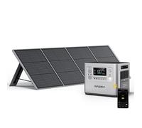 Générateur solaire portable - AFERIY - 2048Wh - 2400W - Panneau pliable 200W - UPS, contrôle via appli