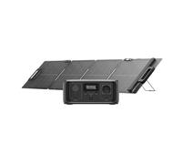 Générateur solaire portable EF EcoFlow RIVER 3 avec panneau solaire 110 W, 245 Wh de capacité, 600 W puissance de sortie, technologie GaN, temps de transfert de < 10ms, station électrique pour camping