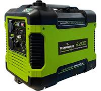 Générateur, Tecnoware, Générateur onduleur silencieux de 2200VA avec système de démarrage à recul, Système ECO Speed Control, Capacité du réservoir 4 L, Essence sans plomb, 2 prises Schuko de 16A