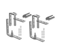 Generchin 2 Charnières de Porte de Café, Quincaillerie pour Porte Battante, Charnières de Porte de Saloon pour Porte Battante, Quincaillerie pour Portes Battantes