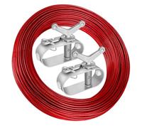 Generchin 2 Pack Treuil de Couverture de Piscine Robuste Treuil en Alliage de Zinc Tendeur de Câble à Grand Trou Serrer Ratchet Fixation pour Piscines Hors Sol