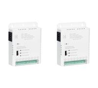 Generchin 2X Alimentation de Distribution d'alimentation pour Caméra de Vidéosurveillance Entrée 90 V-264 VCA vers Sortie 12 V-13,8-15 VCC 8 Canaux, HD8C96W