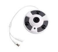 Generchin Caméra AHD Panoramique 180° CCTV avec Grand Angle de Vue TVI CVI 4IN 11,7 mm Objectif Sécurité Jour Nuit Caméra Dôme Fisheye 2MP.