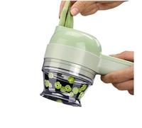 Generchin Coupe-Légumes Électrique, Éplucheur, Trancheuse, Presse-Ail sans Fil Portable, Hachoir à Viande, Hachoir de Cuisine Domestique