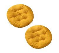 Generchin Coussin Chaise Rond Ultra Doux Épais Rembourrage Dense Jardin | Ultra doux et moelleux grâce à un rembourrage épais et haute densité, il offre un soutien confortable et sur chaise.
