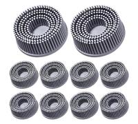 Generchin Disque Abrasif Poils 5 cm Lot de 10 Grain 120 pour Métaux | Lot de 10 disques à poils de 5 cm, grain 120, parfait pour métal dur comme l’acier et usages professionnels.