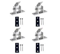 Generchin Kit Supports Panneaux Solaires Légers Aluminium Qualité | Résistant à la rouille et au vent, conçu pour divers environnements et maintien des panneaux.