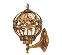Generchin Lampe Murale Extérieure Rétro Européenne, Lumières de Balcon Adaptées pour E27, Solution D'Éclairage pour Cour, Couloir, Allée, Lumière de Balcon en Bronze.
