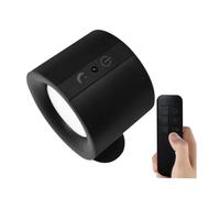Generchin Lampe Murale LED Magnétique Rechargeable à Double Tête, Rotation à 360°, Projecteur sans Fil avec Télécommande pour L'Éclairage Décoratif de Chambre B.