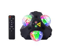 Generchin Lumières Stroboscopiques pour DJ Disco, Effets de Projecteur pour Scène de Carnaval, Éclairage de Boîte de Nuit, DJ pour Noël, Halloween et Anniversaire