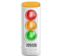 Generchin Minuteur Visuel pour Enfants Minuteur Visuel de Feu de Circulation Minuteur Audio Affichage Numérique LCD pour Enfants Salle de Classe Maison Cuisine Minuteur de Compte à Rebours Minuteur Vi