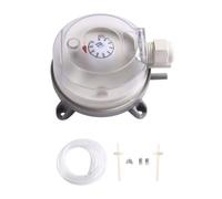 Generchin Pressostat Différentiel Micrométrique pour Air 50-500 Pa -20-85 °C, Ventilateur de Ventilation avec Filtre Réglable et Capteur de Gaz
