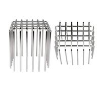 Generchin Protection de Gouttière Sans Vis Installation Facile 2x3 | Installation sécurisée sans vis : collier flexible et attaches autobloquantes incluses, idéal pour divers systèmes 2x3.