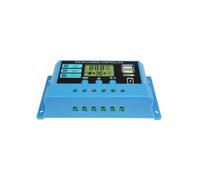Generchin Régulateur Solaire LCD 12/24 V Affichage Batterie USB Intégré | Écran LCD 12/24 V affichant le niveau de batterie en temps réel et port USB intégré pour une charge fiable et USB .