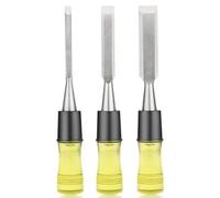Generchin Set de Ciseaux en Bois Premium 3 Pièces avec Poignée en Fibre D'Acétate Transparente, Ciseaux de Menuisier de Haute Qualité