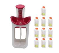 Generchin Station de Remplissage Squeeze Store pour Aliments Faits Maison, Station Portable de Sachets de Purée de Fruits, pour le Stockage à Domicile.