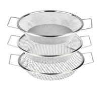 Generchin tamis à sol en fer galvanisé robuste Filtrer Acier | Tamis en fer galvanisé pour résister à 50 kg, 1/4/1/8/3/8 pouce; module de filtration précis et stable.