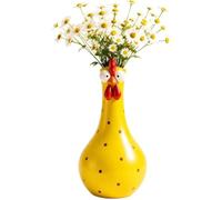 Generchin Vase CadeauPolyvalent Charme Polyvalent | Idéal comme décoration ou cadeau, ce vase apporte un charme rustique à tout intérieur, dimension 20 x 7 x 7 cm.