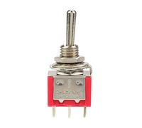 Generic 10 Pièces 6 Broches Interrupteur à Bascule Marche/arrêt Taille Compacte DPDT 2A 250VAC pour Usage Automobile et Industriel Matériau Durable