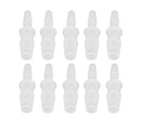 Generic 10 Pièces Raccord de Réducteur de Tuyau en PP 3.9 6.4Mm, Adaptateur de Pompe pour Aquarium, Irrigation, Connexion de Tube en Silicone et Connecteur Union Droit (4.8-7.9 Adaptateur)