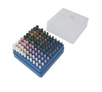 Generic 100 Pièces Forets de Polissage Tige de 3,0 Mm pour Métal, Bijoux, Laine de Verre, Caoutchouc, Sésame, Peau de Vache, Kits de Polissage de Pierre Abrasive Compatibles avec les Outils, Meuleuses
