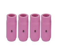 Generic 10N50 10N46#4#8 Tasses à Buse en Céramique pour Wp 17 Wp 18 26 Soudage Tig 1/4" 5/16" 3/8" 7/16" 1/2" (Bouche 13mm 10N46(#))