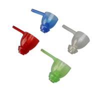 Generic 4 Pièces Cuillère à Mesurer Anti-fuite Outil de Cuisine Polyvalent Anti-déversement avec Conception en Entonnoir pour les Suppléments de Cuisson épices Matériau ABS de qualité Alimentaire