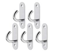 Generic 5 Pièces Crochet Mural Crochet Plafond Support Acier Inoxydable Solide Résistance à la Convient pour Décoration Intérieure Bateaux Yachts