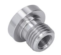 Generic Adaptateur de Broche de Tour à Bois Robuste en Acier Inoxydable 8TPI Mâle 33mm X 8TPI Femelle 20mm pour les Projets de Menuiserie 1 unité