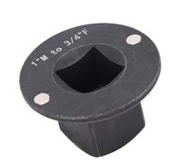 Generic Adaptateur de Douille à Faible Impact, Réduction d'entraînement 1/2" Mâle à 3/8" Femelle, Acier Haute Résistance, Rétention Magnétique pour un Maintien Sûr, Compatible avec les Outils à